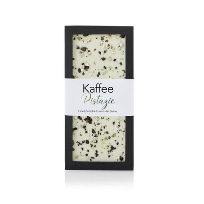 Pistazie Kaffee - Schokoladentafel 90g