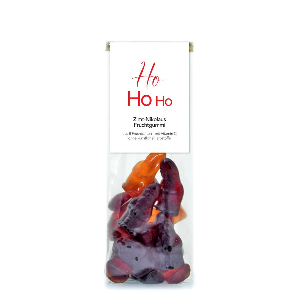 HoHoHo – Zimtnikoläuse – Fruchtgummis 75g