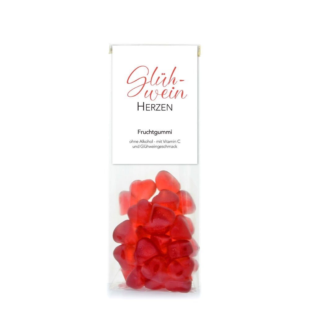 Glühwein Herzen – Fruchtgummis 75g