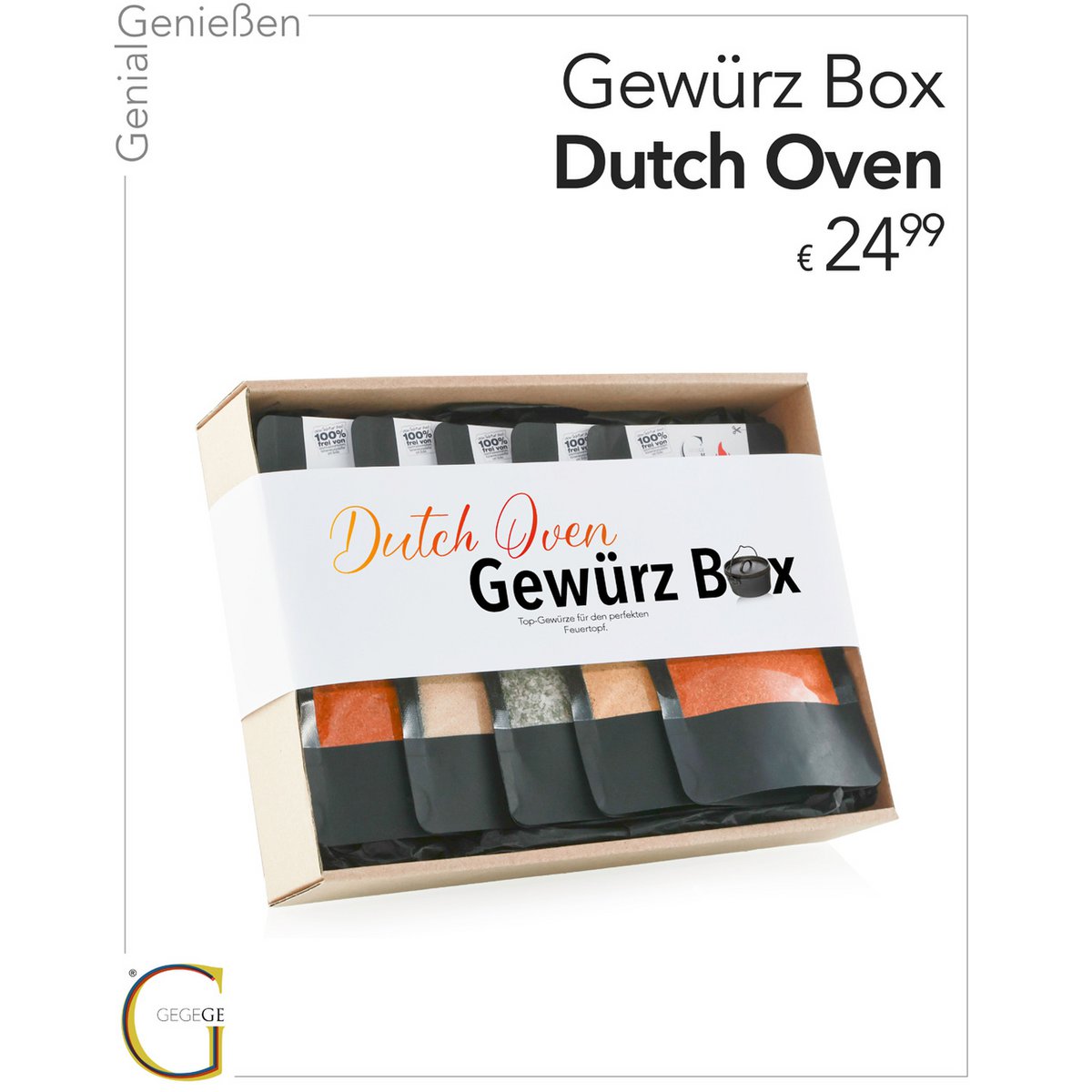 Dutch Oven Gewürzbox – Geschenkset