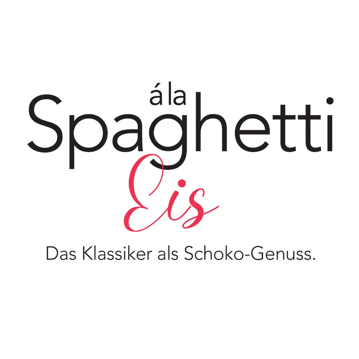 Spaghetti Eis – Schokoladentafel 90g