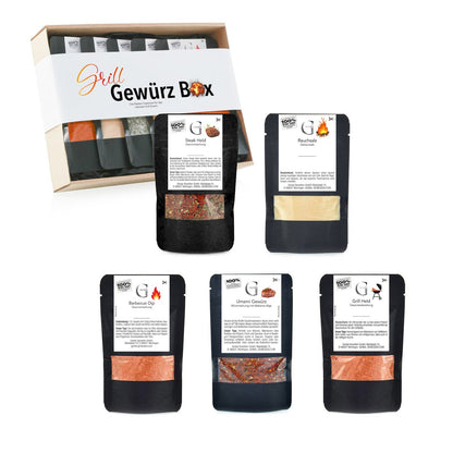 Grill Gewürz Box – Geschenkset